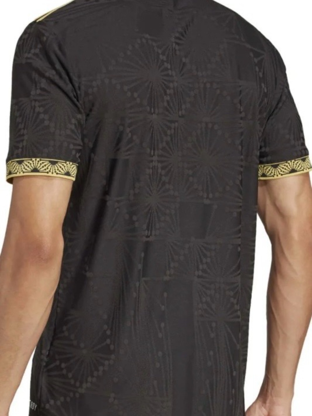 adidas RARE México de Oro Black and Gold Soccer Jersey NWT Small - Picture 4 of 9